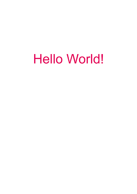 Hello World